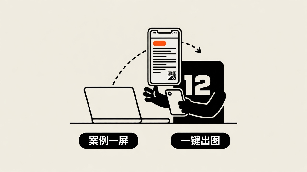 案例朋友圈分享图 · 一键出竖图 封面